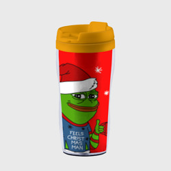 Термокружка-непроливайка Pepe New Year - Pepe the Frog