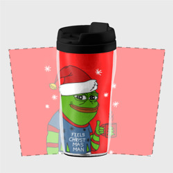 Термокружка-непроливайка Pepe New Year - Pepe the Frog - фото 2