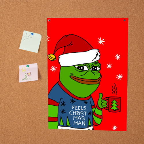 Постер Pepe New Year - Pepe the Frog - фото 2