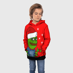 Детская толстовка 3D Pepe New Year - Pepe the Frog - фото 2