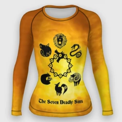 Женский рашгард 3D Все 7 смертных грехов