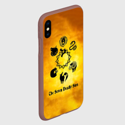 Чехол для iPhone XS Max матовый Все 7 смертных грехов - фото 2