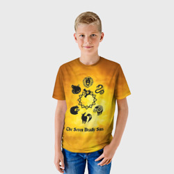 Детская футболка 3D Все 7 смертных грехов - фото 2