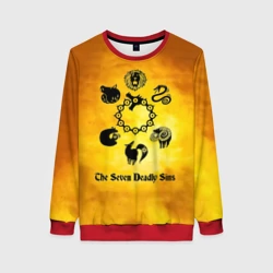 Женский свитшот 3D Все 7 смертных грехов