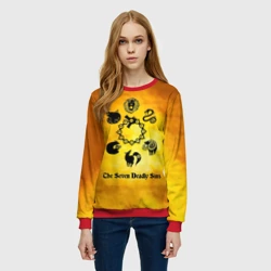 Женский свитшот 3D Все 7 смертных грехов - фото 2