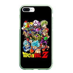 Чехол для iPhone 7Plus/8 Plus матовый Персонажи Dragon Ball