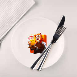 Тарелка Вкусно говорит Ренгоку , Клинок рассекающий демонов