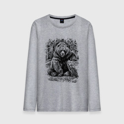 Мужской лонгслив хлопок Истинный хозяин Русского леса