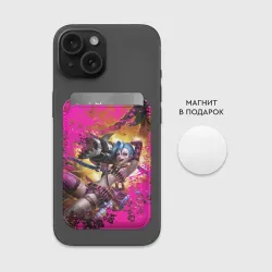 Картхолдер Magsafe магнитный Jinx Arcane LoL - фото 2