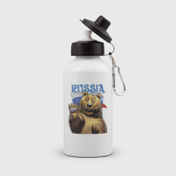 Бутылка спортивная Прикольный русский медвежара