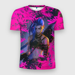 Мужская футболка 3D Slim Jinx v2 Arcane LoL