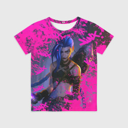Детская футболка 3D Jinx v2 Arcane LoL