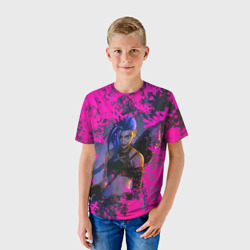 Детская футболка 3D Jinx v2 Arcane LoL - фото 2
