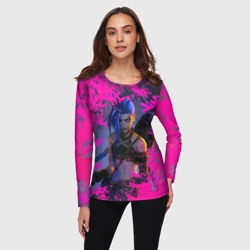 Женский лонгслив 3D Jinx v2 Arcane LoL - фото 2
