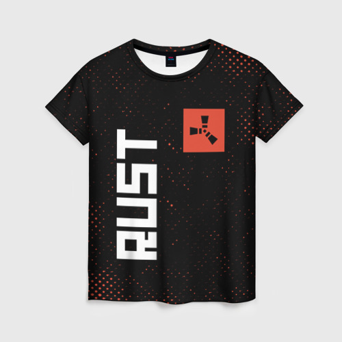 Женская футболка 3D Rust - Гранж, цвет 3D печать