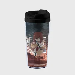 Термокружка-непроливайка Врата Штейна Steins Gate, Курису Макисэ Kurisu Makise