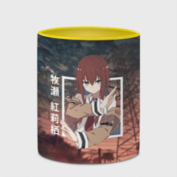 Кружка с полной запечаткой Врата Штейна Steins Gate, Курису Макисэ Kurisu Makise - фото 2