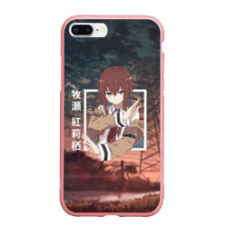 Чехол для iPhone 7Plus/8 Plus матовый Врата Штейна Steins Gate, Курису Макисэ Kurisu Makise