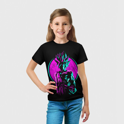 Детская футболка 3D Драконий Жемчуг Зет, ретро, цвет 3D печать - фото 5