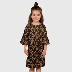 Детское платье 3D Ом Аум - Сакральный Символ - фото 2
