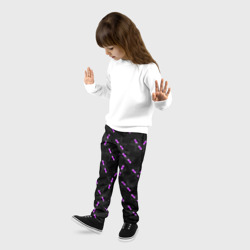 Детские брюки 3D Лицо Эндермена, Майнкрафт - фото 2