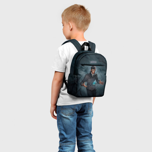 Детский рюкзак 3D с принтом Dishonored art, фото на моделе #1