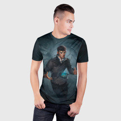 Мужская футболка 3D Slim Dishonored art - фото 2