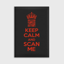 Ежедневник Keep calm and scan me - fuck off