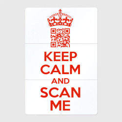 Магнитный плакат 2Х3 Keep calm and scan me - fuck off