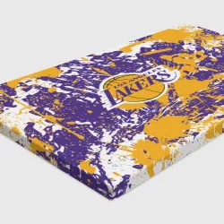 Холст прямоугольный Lakers фирменные цвета брызги красок LA - фото 2
