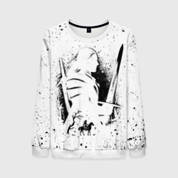 Мужской свитшот 3D Ведьмак с мечом знаки на спине