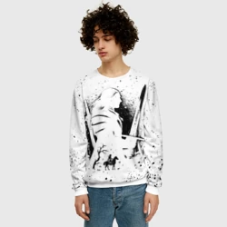 Мужской свитшот 3D Ведьмак с мечом знаки на спине - фото 2