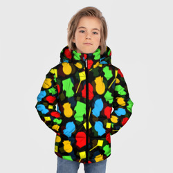 Зимняя куртка для мальчиков 3D South Park Южный Парк новогодний узор - фото 2