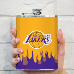 Фляга LA Lakers NBA fire Лейкерс огонь - фото 2