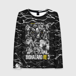 Женский лонгслив 3D Biohazard re3