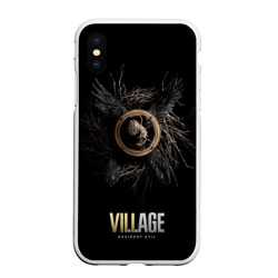 Чехол для iPhone XS Max матовый RE Village Wings