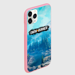 Чехол для iPhone 11 Pro Max матовый Snowrunner СноуРаннер логотип - фото 2