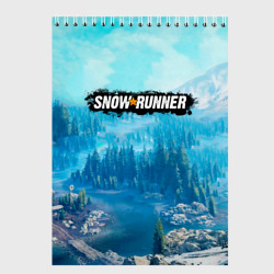 Скетчбук Snowrunner СноуРаннер логотип
