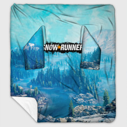 Плед с рукавами Snowrunner СноуРаннер логотип