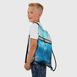 Рюкзак-мешок 3D Snowrunner СноуРаннер логотип - фото 2