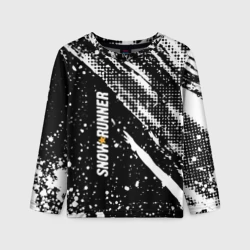 Детский лонгслив 3D Snowrunner Logo