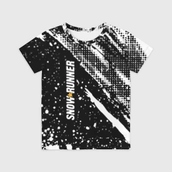 Детская футболка 3D Snowrunner Logo