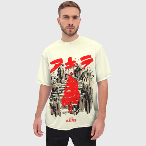 Мужская футболка oversize 3D Akira Акира, цвет 3D печать - фото 3