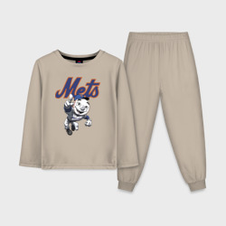 Детская пижама с лонгсливом хлопок New York Mets