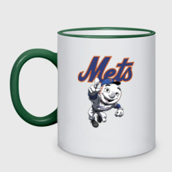 Кружка двухцветная New York Mets