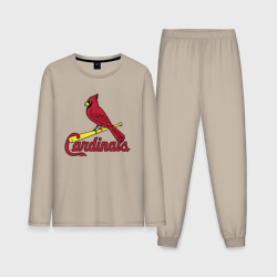Мужская пижама с лонгсливом хлопок St Louis Cardinals - baseball team