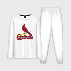 Мужская пижама с лонгсливом хлопок St Louis Cardinals - baseball team