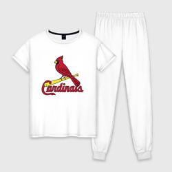 Женская пижама хлопок St Louis Cardinals - baseball team