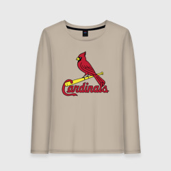 Женский лонгслив хлопок St Louis Cardinals - baseball team