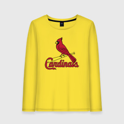 Женский лонгслив хлопок St Louis Cardinals - baseball team